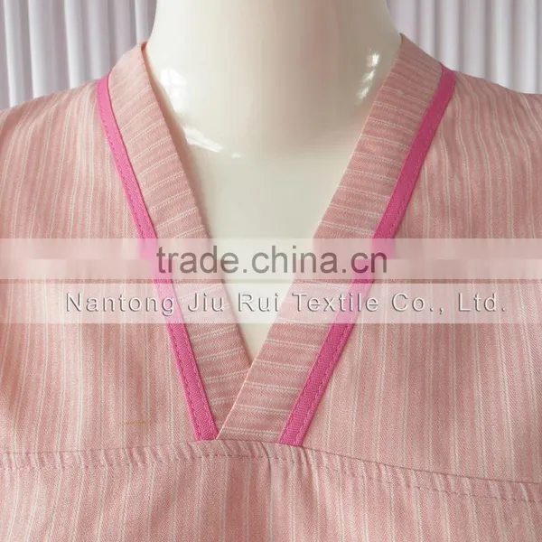 Pink/Blue Korean Style Sweat Steaming Clothes Striped Pajamas Unisex Tracksuit Plus Size Pajamas For Spa photo-2