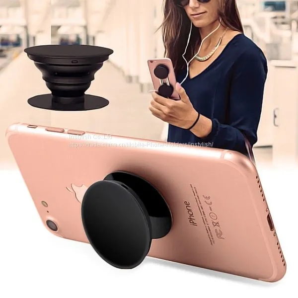 2017 Phone Holder Mobile Expanding Stand and Grips Finger Grip Holder for Cell Phones Universal photo-2