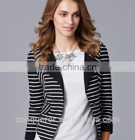 Strip Fashion Office Suits 2015 New Style Women Suit WMSU201502 photo-3