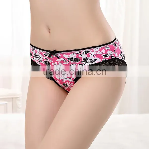 Yun Meng Ni Underwear Flower Printing Ladies Panty Lingerie photo-4