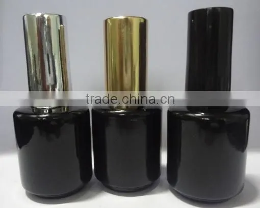 UV Pro Coated Nail Polish Bottle for Gel Polish,Black Premium Coated Glass Bottle Manufacturers photo-5