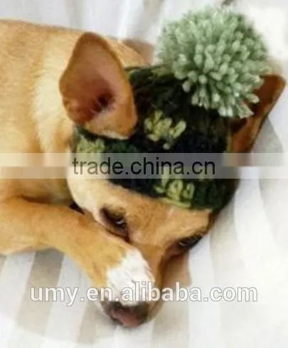 Ponpon Muffler Knit Pet Clothes For Dog Hat Dog Product photo-5