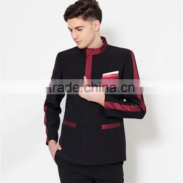 Tops Staff Design Bellboy Uniform for Hotel Housekeeping Manager Unifrom photo-4