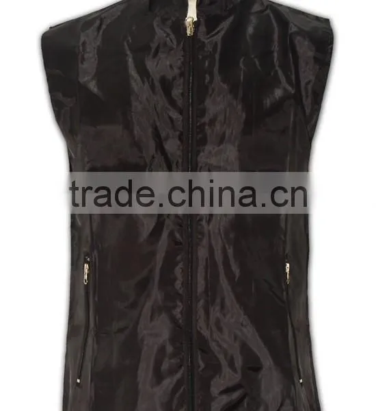 China Manufactory High Quality Blank Fitted Uniform Sweater Vest photo-2