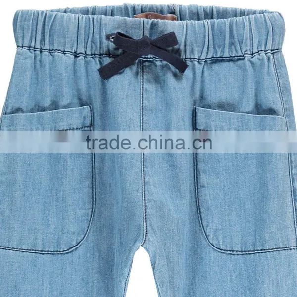 2017 Newest Trousers With Pockets Denim Blue Children New Style Boys Pants Wholesale Jeans photo-3
