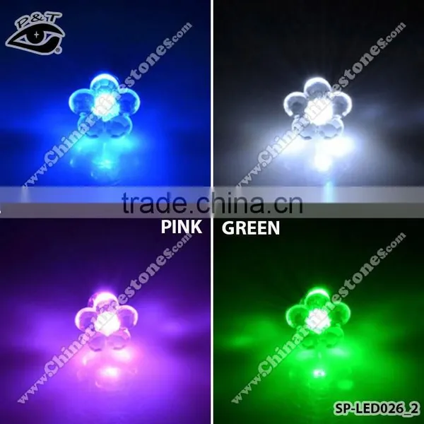 Party LED Light Earring Stud Flower Shape Earring Light Up Earring Nail For Young Girls photo-2