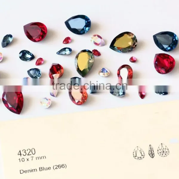 Point Back Rhinestone Sew On Rhinestones, Point Back Sew-on Stone Crystal photo-2