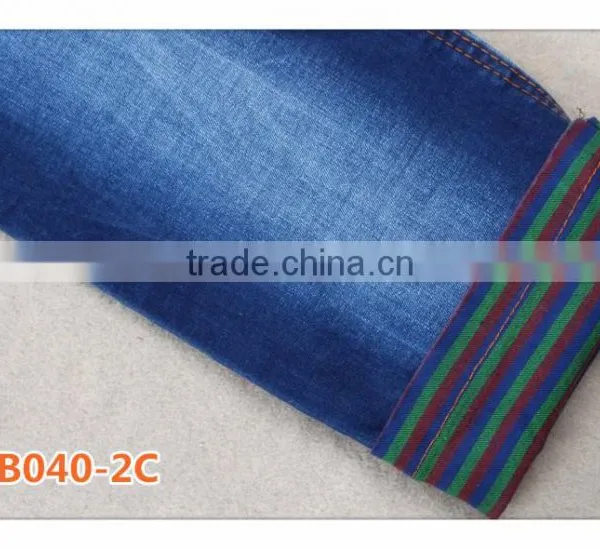 Certificated Unique Color Organic Denim Fabric photo-3