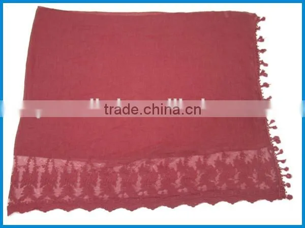 New Arrival Fashion Women Polyester Cotton Scarf photo-3