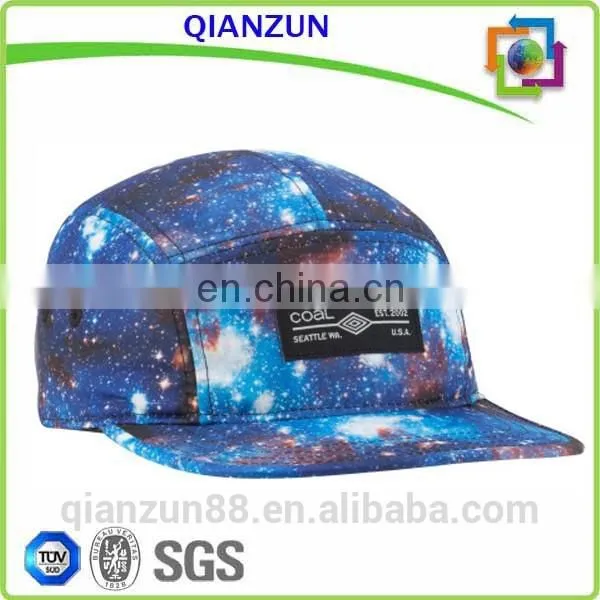 Latest Customized 5 Panel Jocky Cap All Over Digital Printing Silk Lining Nylon photo-4