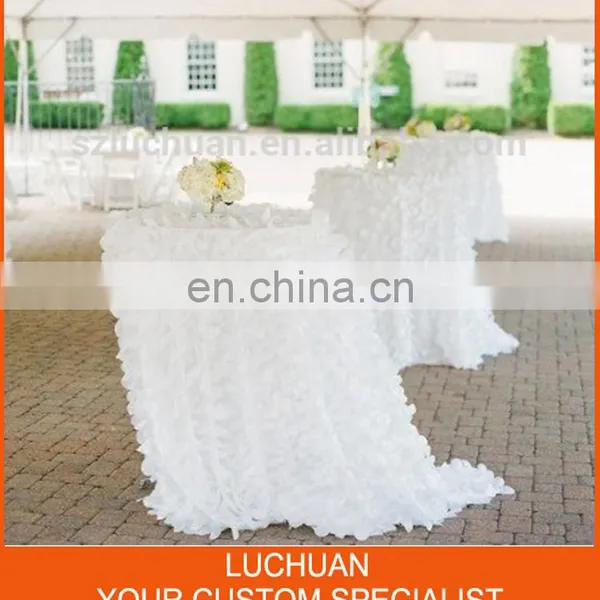 Handmade Style Banquet Wedding Table Overlay photo-6