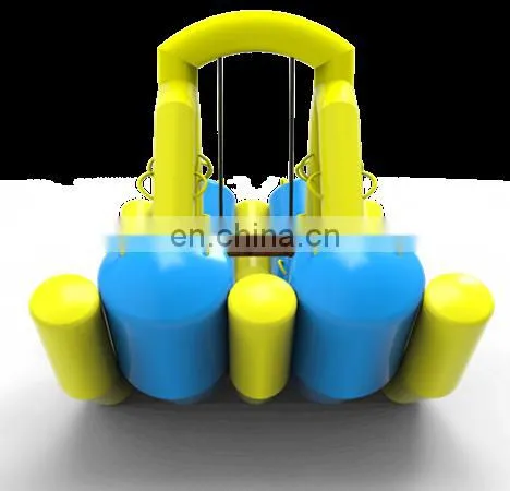 2017 Newest Design Commercial Double Row Water Park Inflatable Seesaw Game photo-6