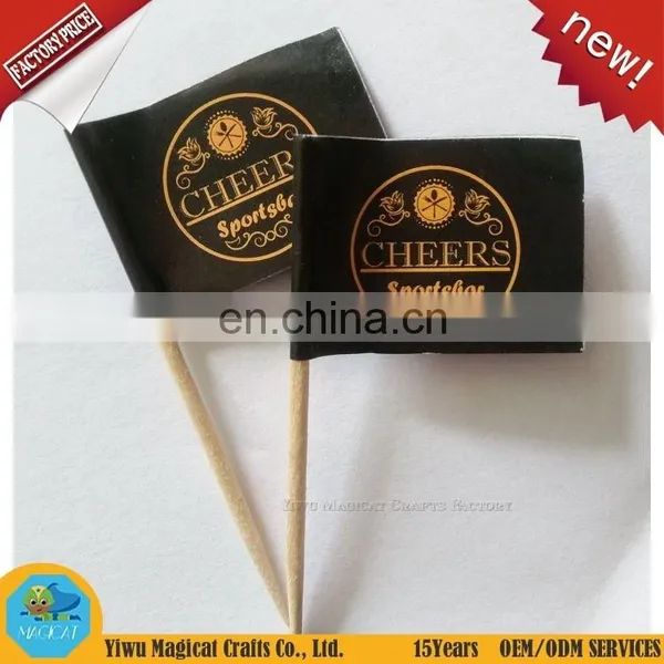 Hot Selling Cheap Customized Event Activity Ornament Mini Toothpick Paper Flags photo-2