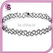 summer nylon lace chocker chain necklace jewelry