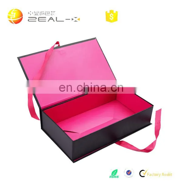 Quick Turn Around Time Ensured Quality Ribbon Folding Clothing Custom Boxes With Logo photo-5