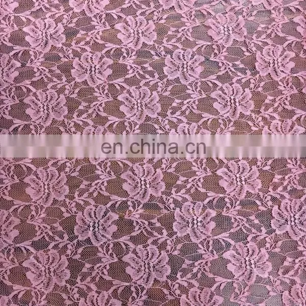 Highly Elastic Knitting Fabric Lace With 85%nylon 10%spandex photo-2