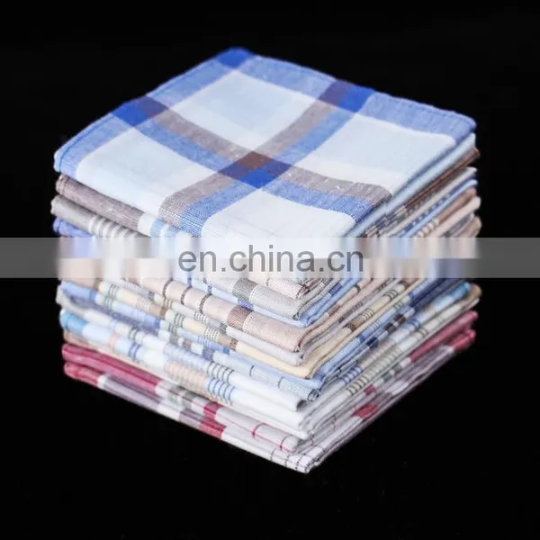 Europe Gentleman Sweat 100% Cotton Handkerchief Simple Square Bandana photo-6