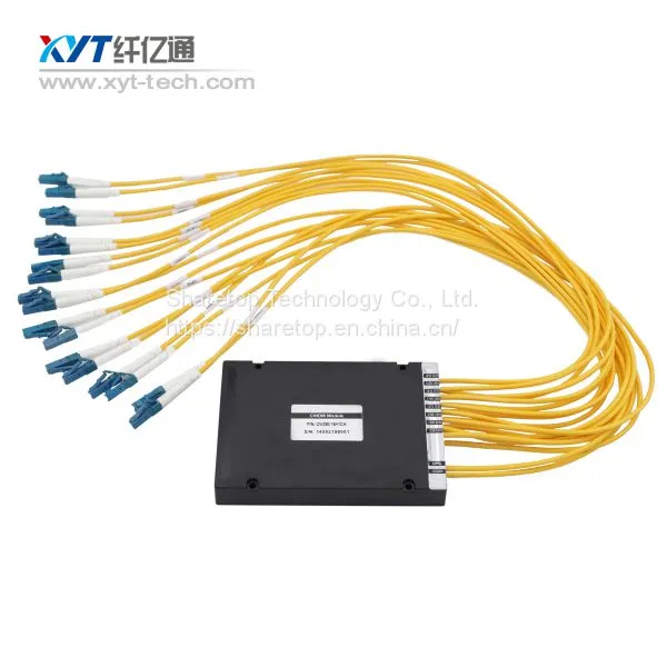 1270~1610nm Wavelength 16 Channel Single Fiber Cwdm Mux/demux With UPG Port