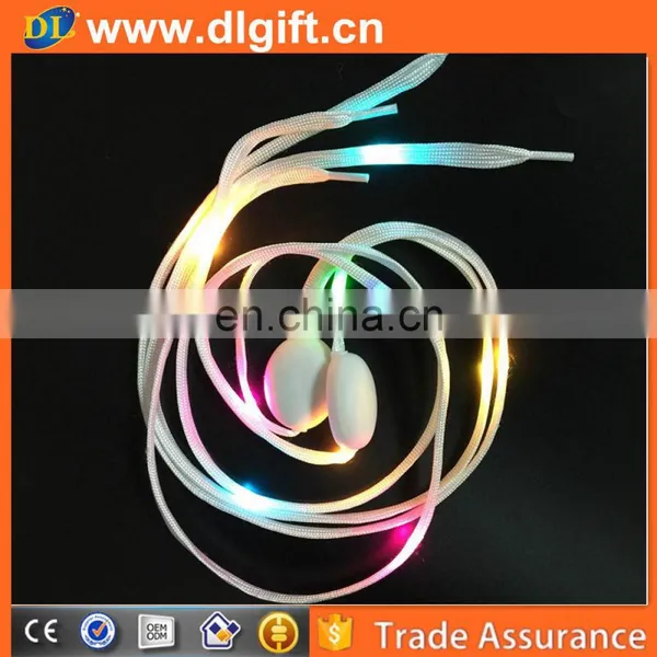 Led Light Up Shoelaces Nylon Material Led Shoelaces Light , Crazy Led Glow Shoelaces photo-3