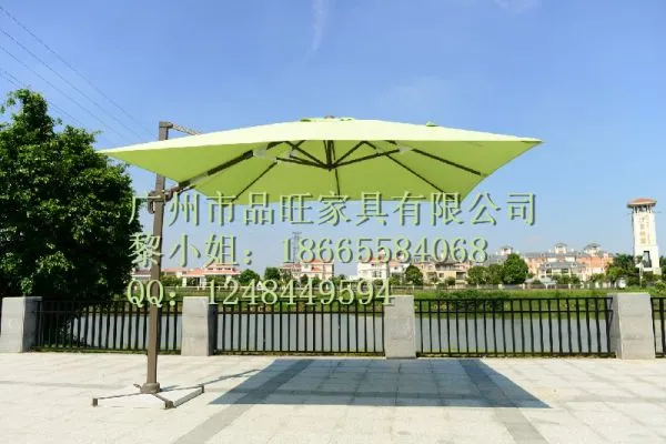 Cantilever Hanging Hotel Bright Folding Color Outdoor Umbrella Nylon photo-3