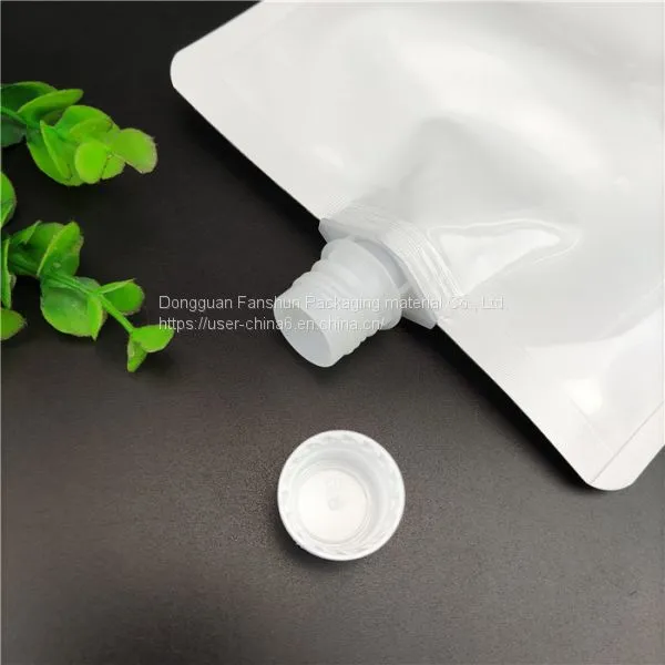 Made in China 1L Empty Off-white Color Plastic PET Bag for 75% Hand Sanitizer/pharmaceutical Use, Can be Used Instead of Bottle photo-3