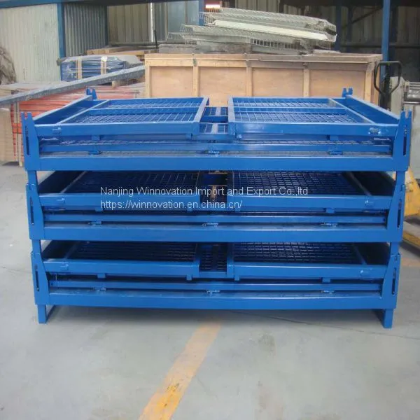 Heavy Duty Galvanized Foldable Wire Mesh Box photo-3