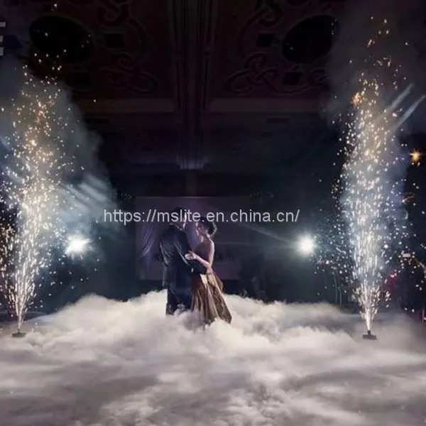Cold Firework Thrower Stage/wedding Decoration Equipment ABS Synthetic Plastics Material in Case Package photo-4