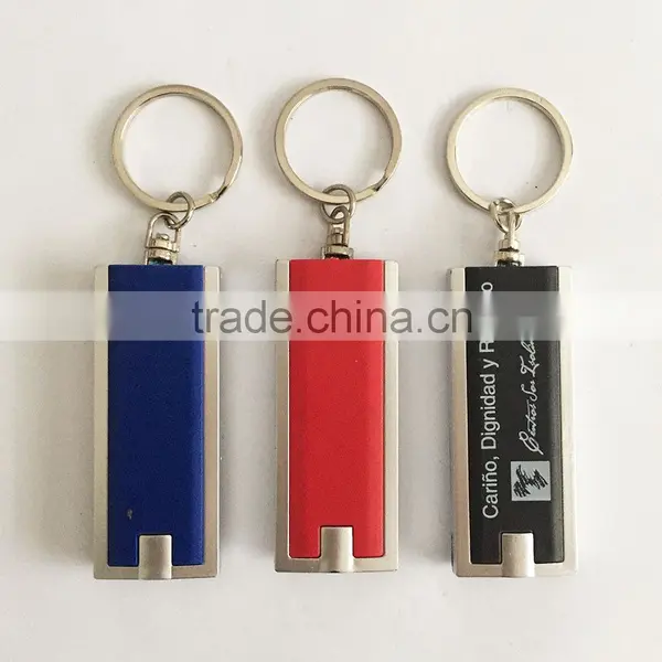 Square LED Keychain Light Key Fob Lighting photo-4