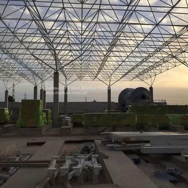 Prefab Modular Structure Steel Roofing System Portal Steel Structure Workshop photo-4