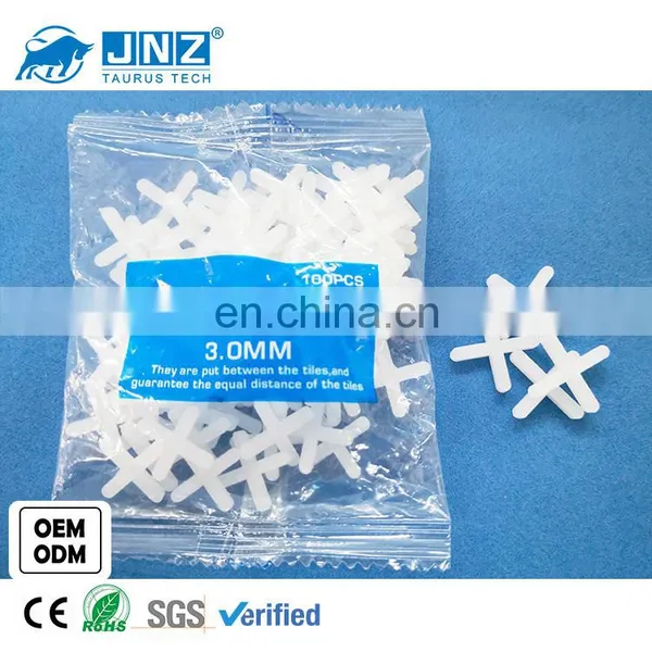 JNZ Factory High Quality Plastic Tile Leveling System 1.5mm 3mm Self Leveling Tile Spacer photo-2
