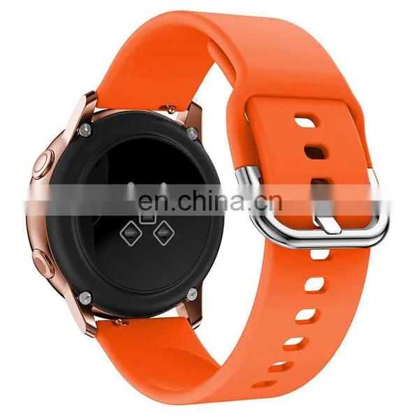 22mm Silicone Watch Band For Huawei Watch Gt 2 46mm Soft Sport Strap Bracelet Watchband For Samsung Galaxy Watch 46mm Gear S3 photo-4