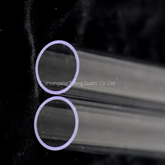 Transparent Ozone Free Quartz Tube Quartz Glass Tubes for Germicidal Lamp photo-4