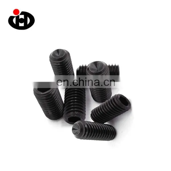 Hot Sale DIN916 Hex Socket Cup Point Set Screw Black Oxide Set Screw photo-3