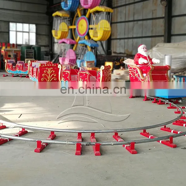 Amusement Park Rides Outdoor Electric Christmas Track Train Ride photo-2