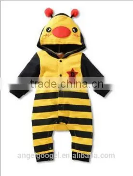 Cute Animal Clothes Baby Elephant Bee Rabbit Ladybug Rompers Baby AG-LA0025 photo-3