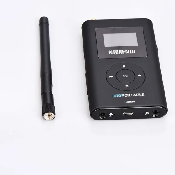 NIORFNIO NIO-T300M 0.3W Portable FM Transmitter With TF Card Play Instructions Car MP3 Mini Public Broadcasting photo-2