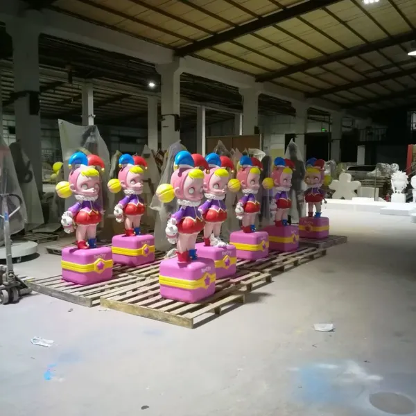Fiberglass Simulation Model Type Fiberglass Cartoon Character Statue photo-5