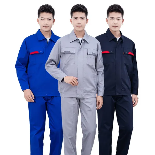 Customized Summer Anti-static Work Suit Set With Reflective Strips