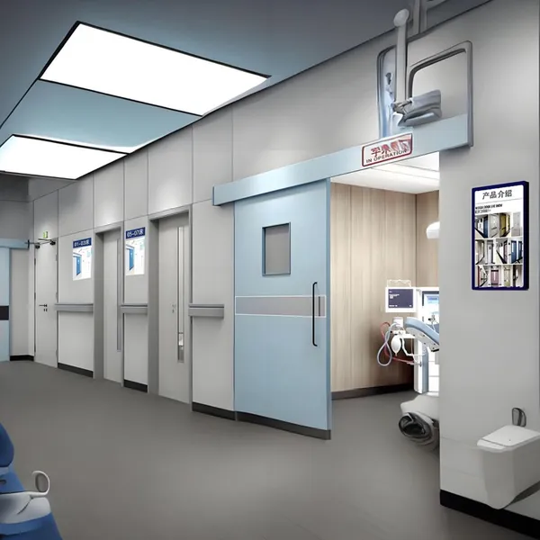 Modern Designed Automatic Sliding Steel Glass Doors for Hospital & Laboratory Operations Interior Hermetic Door photo-4