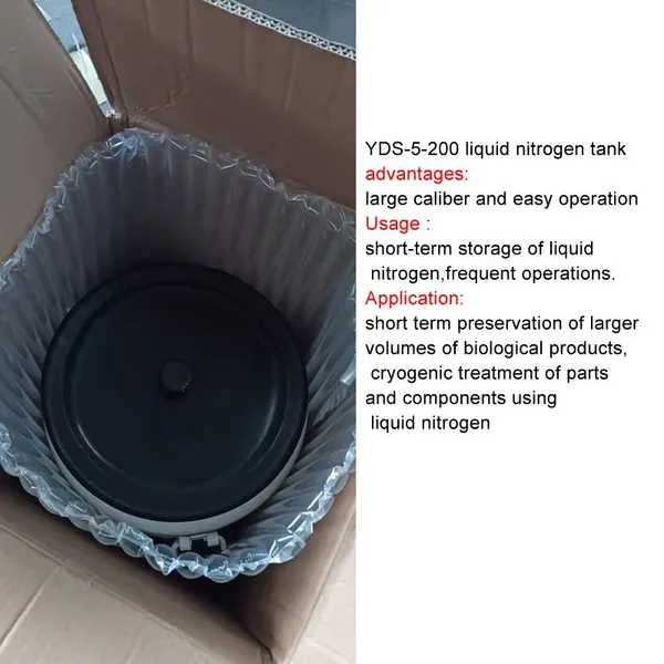 New Products Liquid Nitrogen Container Vessel Temperature Cooling Laboratory 5liter 200mm Easy Operate Sample Cooling and Grinding photo-3