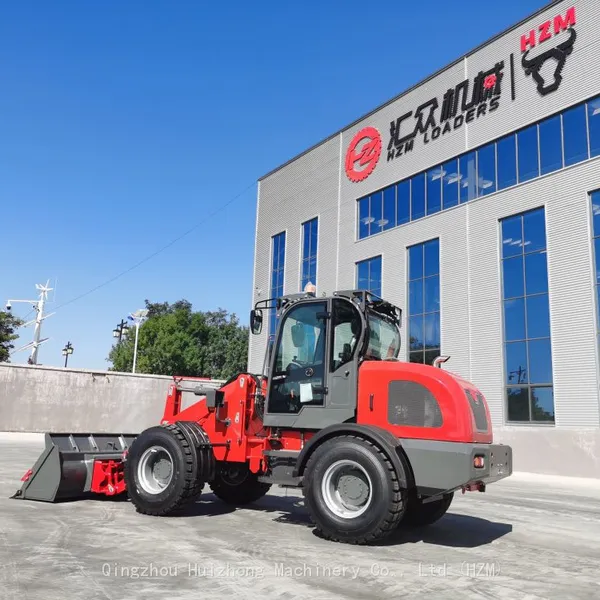 Factory Wholesale Construction Machinery 2ton Wheel Loader HZM825 Mini Front End Loader photo-2