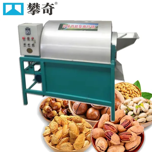 Commercial Large Capacity Electric Stir Frying Machine Ideal for Oil Press Plant Seed Pre-roasting and Drying Treatment photo-2