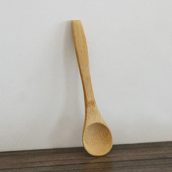 Bamboo Spoon on Sale,4.8inch Small Bamboo Spoon,Mini Spoon, High Quality photo-2