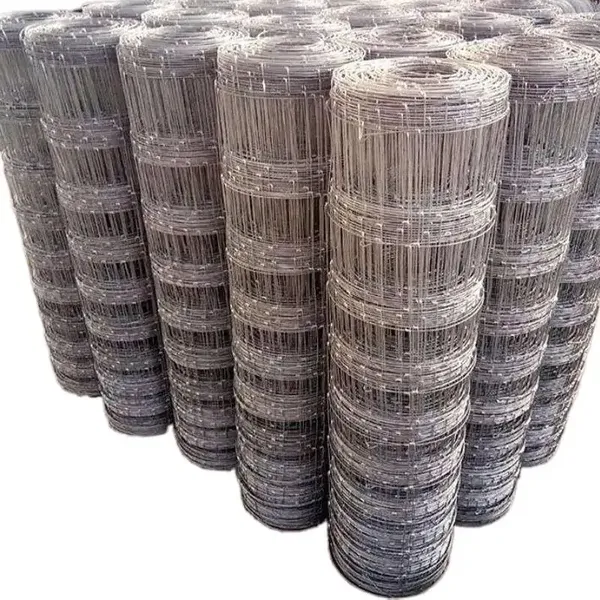 Easily Assembled Galvanized Metal Wire Mesh Fence Cattle Goats Livestock Woven Technique Grassland Farm Fencing Bending photo-6