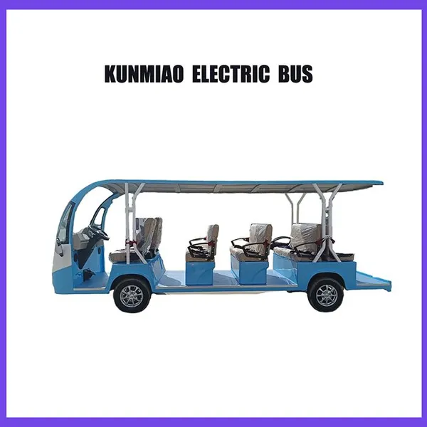 Kunmiao 4000W Electric Bus High Quality Electric Sightseeing Bus Without Door photo-4