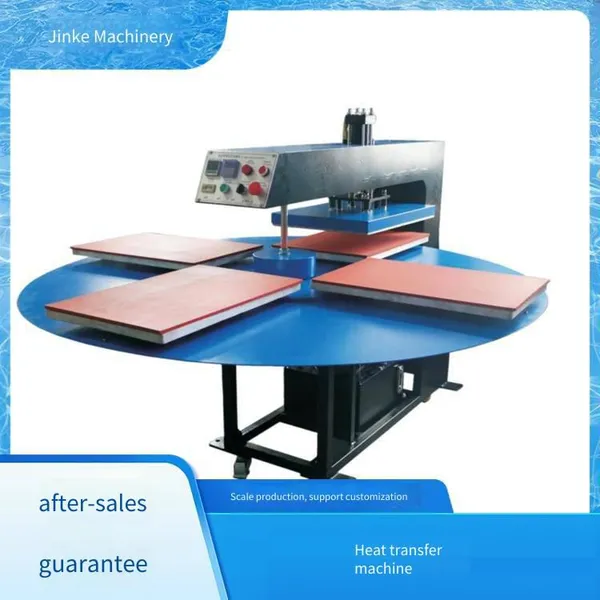 Jinke Sliding Pneumatic Dual-station Heat Transfer Machine, Easy to Use With Good Pattern Transfer Effect