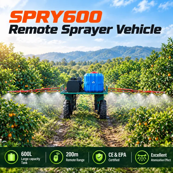 Vigorun SPRY600 RC Sprayer CE/EPA Certified Quick-Connect Boom System Agriculture Sprayer for Farm Orchard