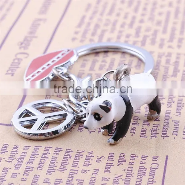 Upscale Key Ring Manufacturers Wholesale Panda Keychain photo-2