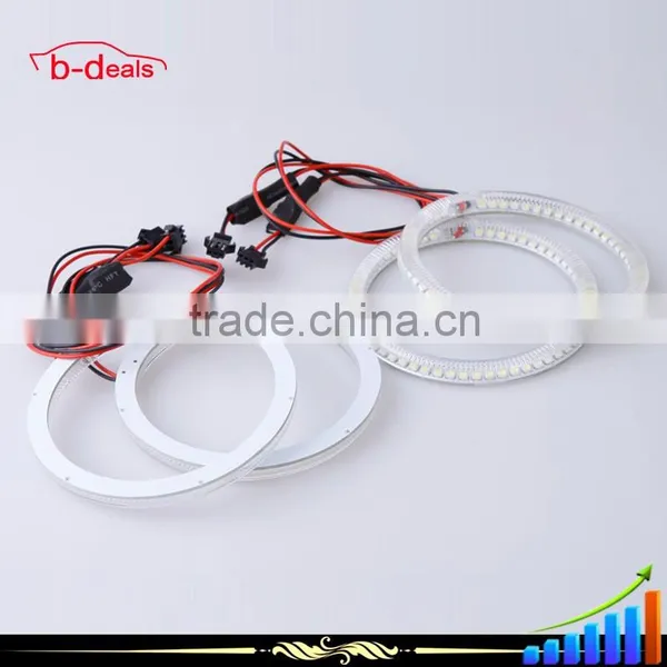 B-deals 4*106mm Super Bright Full Size Smd Angel Eyes for E46 Cabrio/ Coupe 2D(04+) photo-5