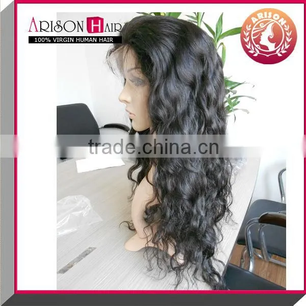 2015 New Products 7A Natural Looking Brazilian Human Hair Wig Cheap Brazilian Human Hair Wig photo-2